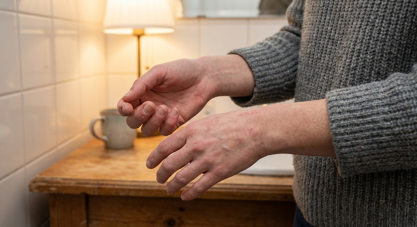 Сухие руки зимой